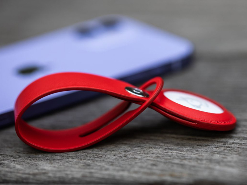 AirTag Leather Loop đang được bán với giá $39,00